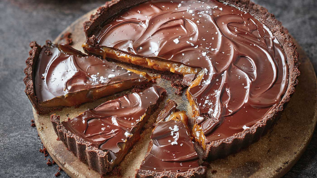 SALTED CARAMEL CHOCOLATE TART The Select Aisle