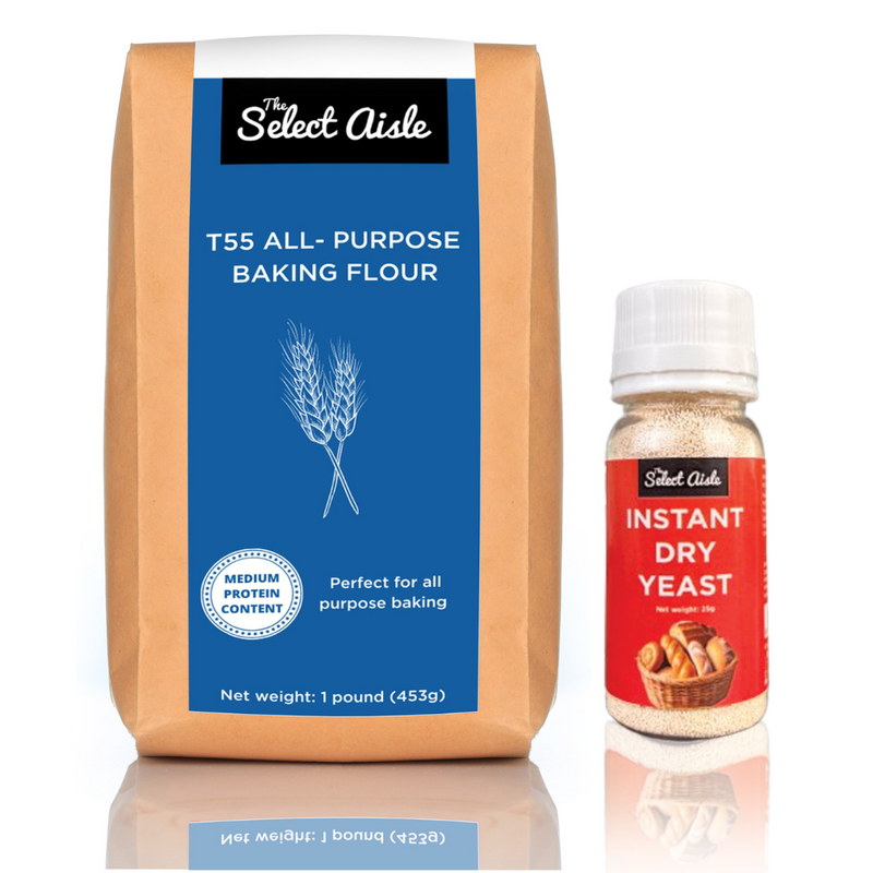 T55 All Purpose Baking Flour + Instant Dry Yeast