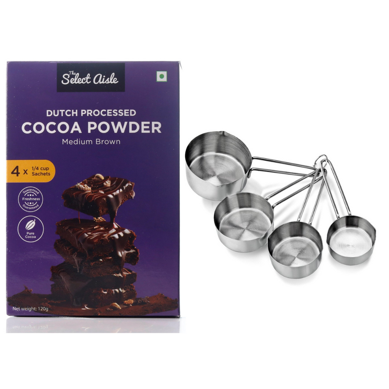Measuring cup + Dutch Processed Cocoa Powder (medium)