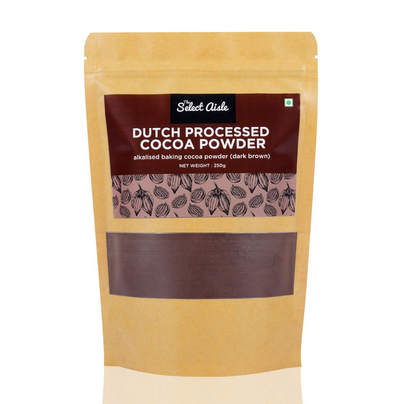 Dutch Processed Dark Brown Cocoa Powder - 250gms The Select Aisle